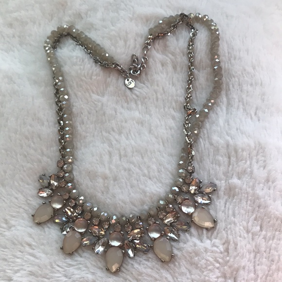 LOFT NEUTRAL RONDELLE CHAN STATEMENT NECKLACE - Picture 4 of 9